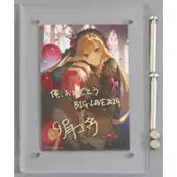 Uzuki Kou - Badge - Acrylic Art Plate - Canvas Board - Birthday Merch Complete Set - Nijisanji