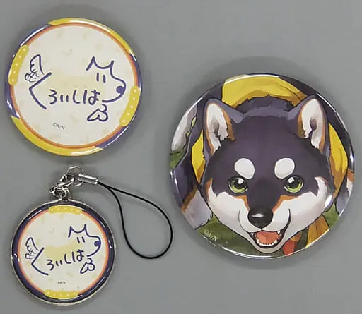 Kuroi Shiba - Badge - Acrylic Art Plate - Canvas Board - Birthday Merch Complete Set - Nijisanji