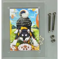 Kuroi Shiba - Badge - Acrylic Art Plate - Canvas Board - Birthday Merch Complete Set - Nijisanji