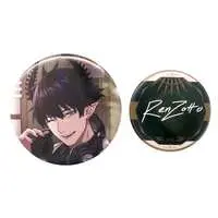 Ren Zotto - Badge - Acrylic Art Plate - Canvas Board - Birthday Merch Complete Set - Nijisanji