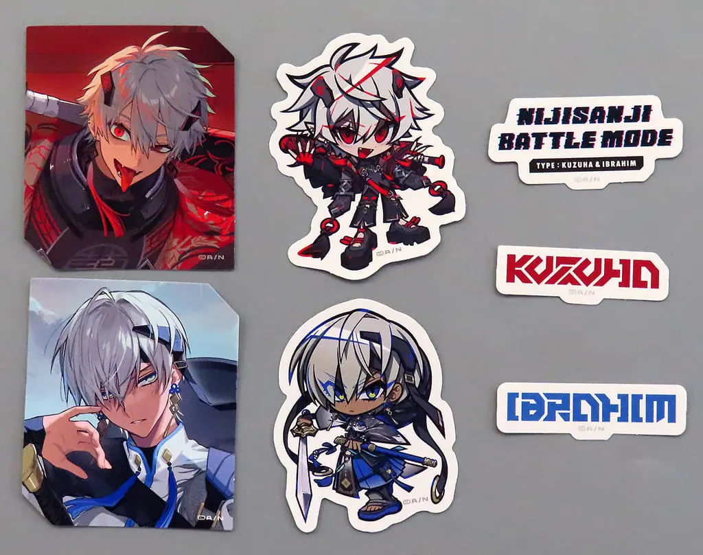 Ibrahim & Kuzuha - Stickers - Nijisanji