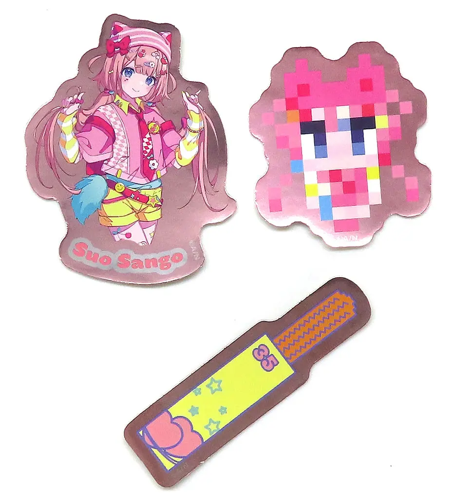 Suo Sango - Nijisanji Decora Mode - Stickers - Nijisanji