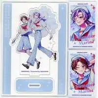 Saegusa Akina & Fuwa Minato - Character Card - Acrylic stand - Nijisanji