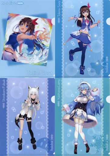 hololive - Stationery - Plastic Folder - Yukihana Lamy & Shirakami Fubuki & Tokino Sora