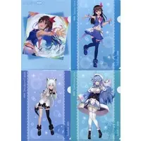 hololive - Stationery - Plastic Folder - Yukihana Lamy & Shirakami Fubuki & Tokino Sora