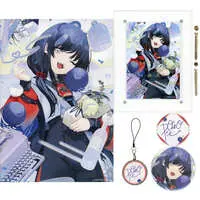 Ponto Nei - Badge - Acrylic Art Plate - Canvas Board - Birthday Merch Complete Set - Nijisanji