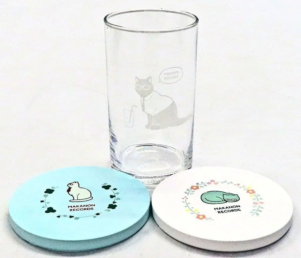 Masaki Kanon - Tumbler, Glass - Coaster - Tableware - VTuber