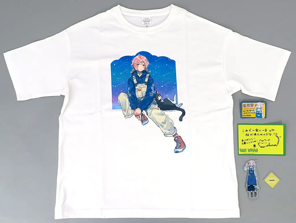 Masaki Kanon - Postcard - Badge - Acrylic stand - T-shirts - VTuber Size-M