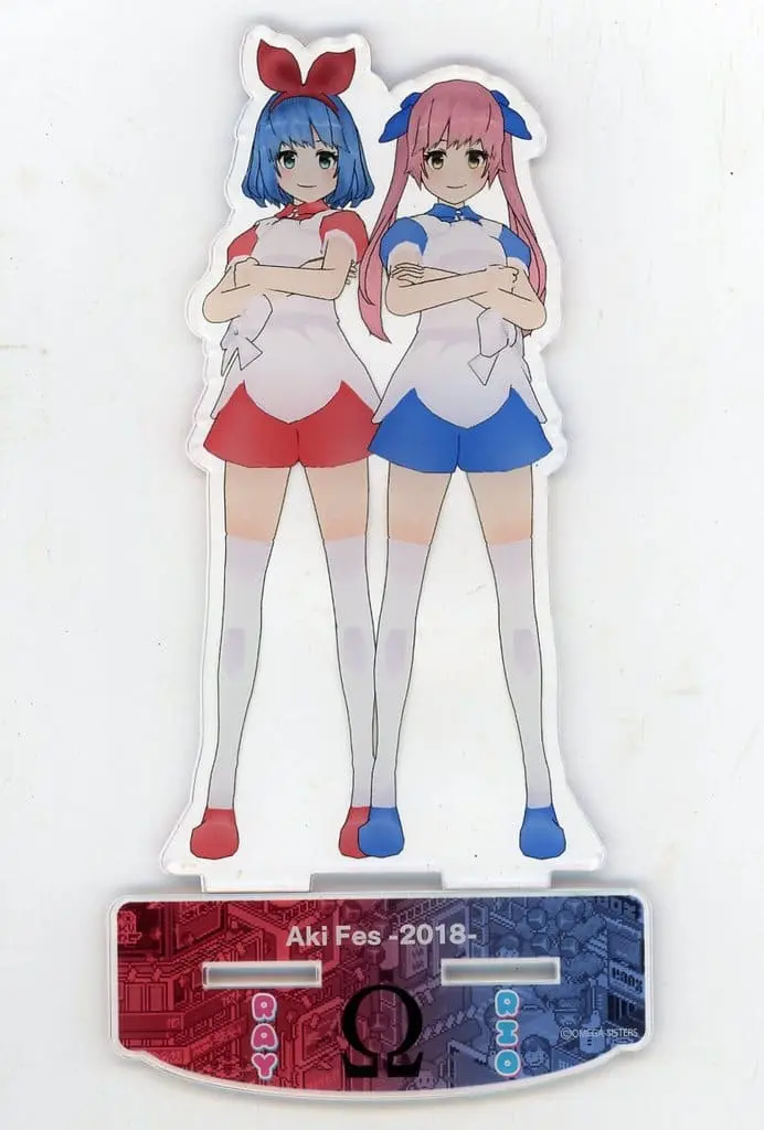 Omega Rio & Omega Ray - Acrylic stand - Omega Sisters