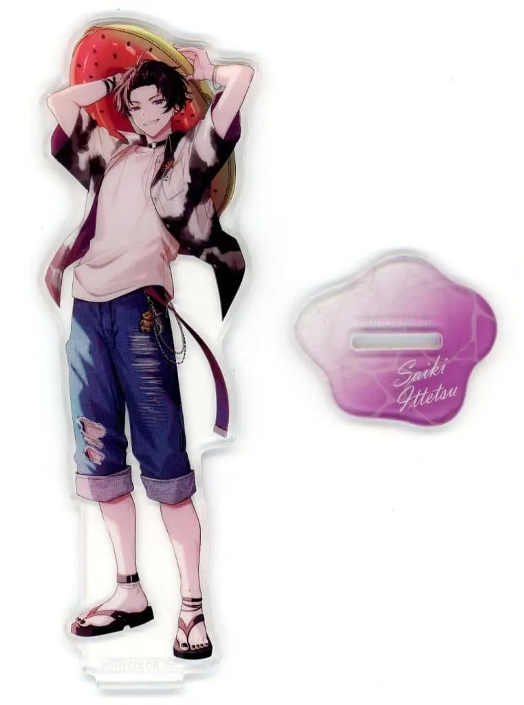 Saiki Ittetsu - Kuji Square - Acrylic stand - Nijisanji