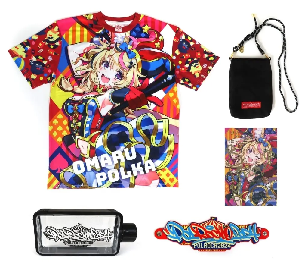 Omaru Polka - Postcard - Bag - Rubber Band - T-shirts - Birthday Merch Complete Set - hololive