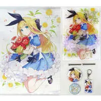 Mononobe Alice - Badge - Tapestry - Acrylic Art Plate - Birthday Merch Complete Set - Nijisanji