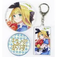 Mononobe Alice - Badge - Tapestry - Acrylic Art Plate - Birthday Merch Complete Set - Nijisanji