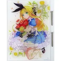 Mononobe Alice - Badge - Tapestry - Acrylic Art Plate - Birthday Merch Complete Set - Nijisanji