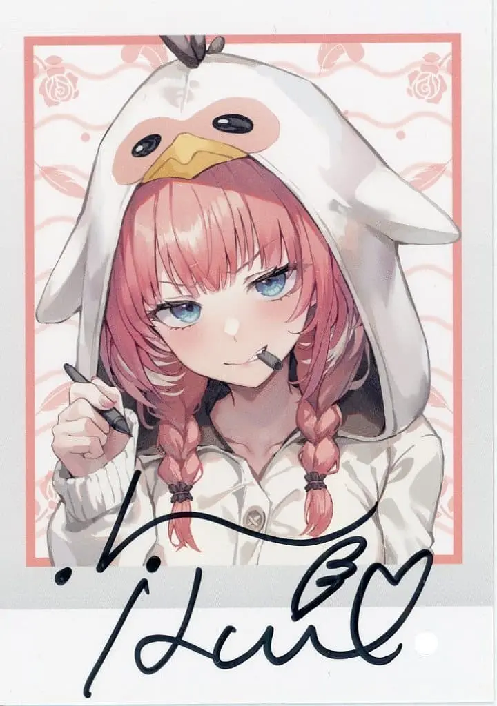 Takane Lui - Hand-signed - Character Card - hololive