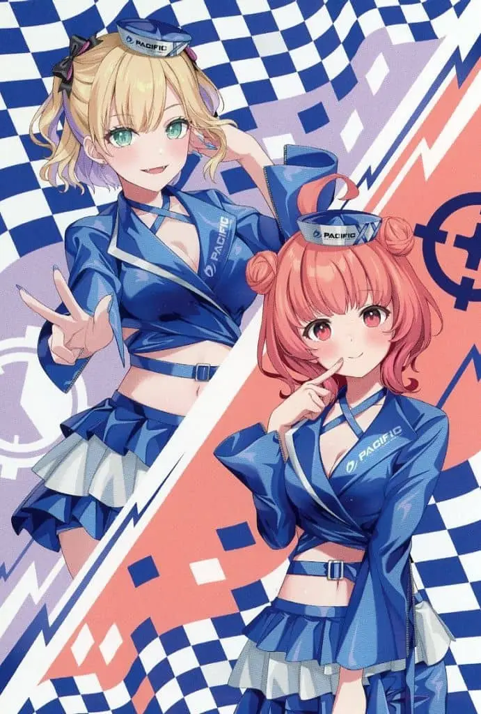 Yumeno Akari & Kurumi Noah - Postcard - VSPO!