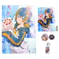 Petra Gurin - Badge - Tapestry - Acrylic Art Plate - Birthday Merch Complete Set - Nijisanji