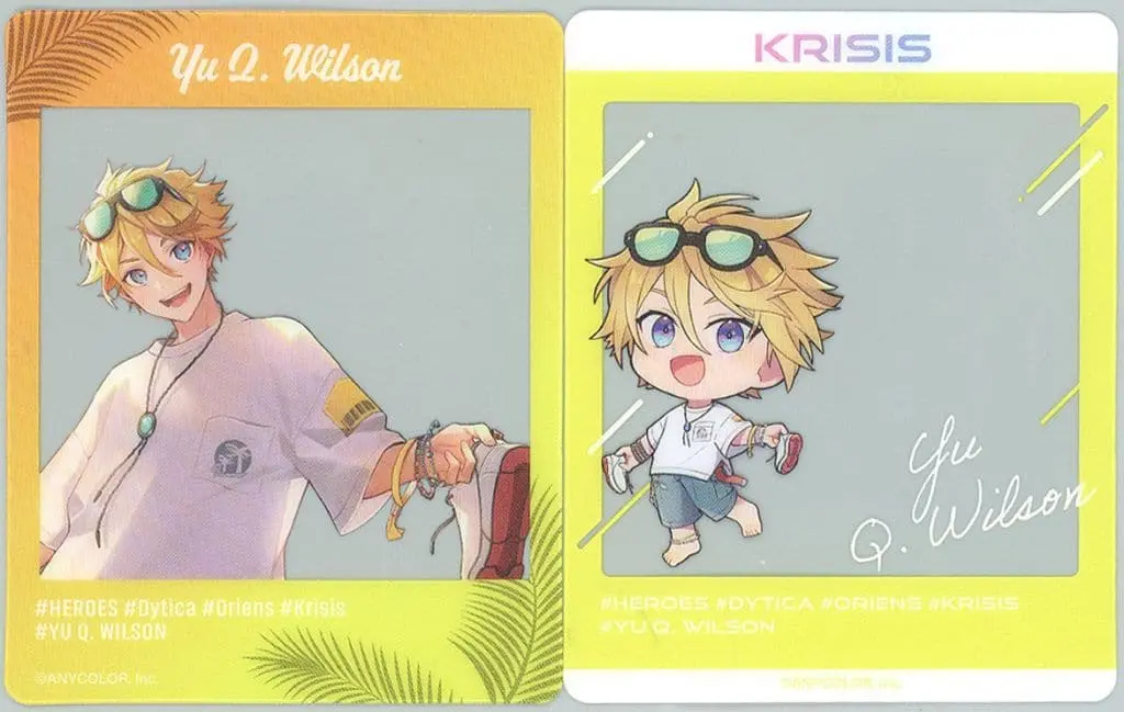 Yu Q. Wilson - Kuji Square - Character Card - Nijisanji