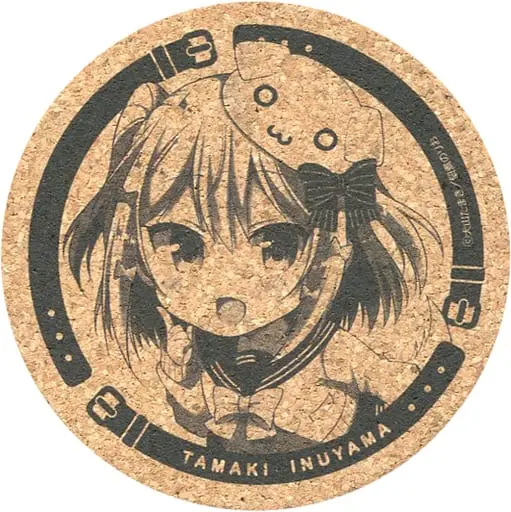 Inuyama Tamaki - DMM Scratch! - Coaster - Tableware - VTuber