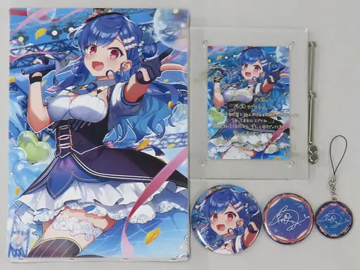 Nishizono Chigusa - Badge - Acrylic Art Plate - Canvas Board - Birthday Merch Complete Set - Nijisanji