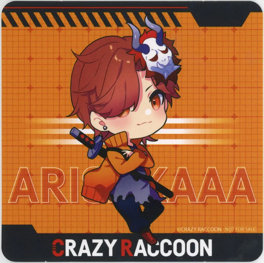 Arisakaaa - Tableware - Coaster - Crazy Raccoon