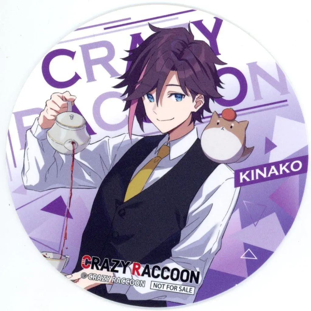 kinako - Tableware - Coaster - Crazy Raccoon