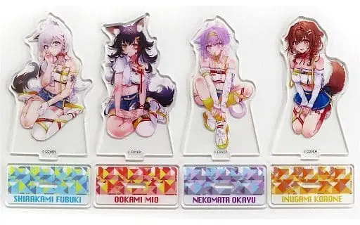 hololive - Acrylic stand - Inugami Korone & Nekomata Okayu & Ookami Mio & Shirakami Fubuki