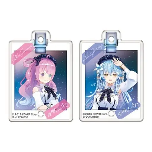 Yukihana Lamy & Himemori Luna - Key Chain - Blue Journey