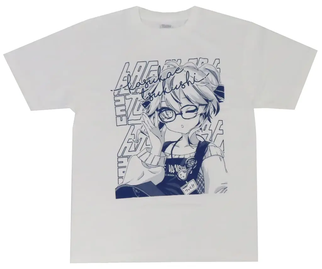 Kasukabe Tsukushi - Clothes - T-shirts - VTuber Size-L