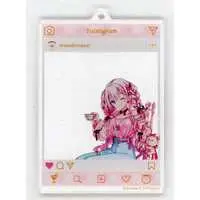 Musubime Yui - Acrylic Key Chain - Character Card - Badge - Key Chain - Acrylic stand - VTuber