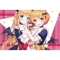 Yozora Mel & Yuzuki Choco - Hand-signed - Postcard - hololive