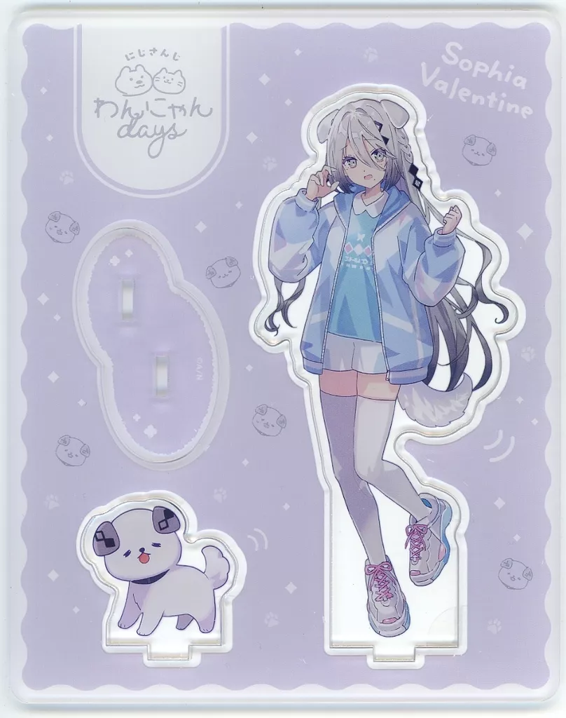 Sophia Valentine - Nijisanji Wannyan Days - Acrylic stand - Nijisanji