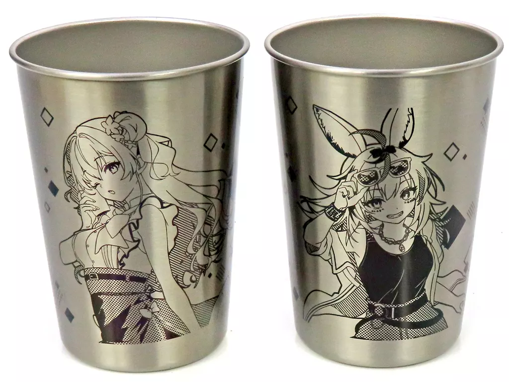 Omaru Polka & Momosuzu Nene - Tumbler, Glass - Tableware - hololive