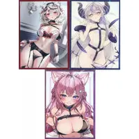 hololive - Card Sleeves - Trading Card Supplies - Hakui Koyori & La+ Darknesss & Sakamata Chloe