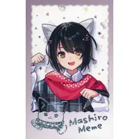 Mashiro Meme - Nijisanji Wannyan Days - Character Card - Nijisanji