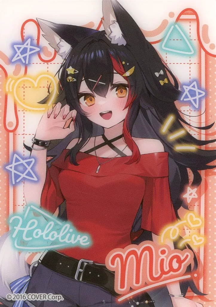 Ookami Mio - Character Card - hololive