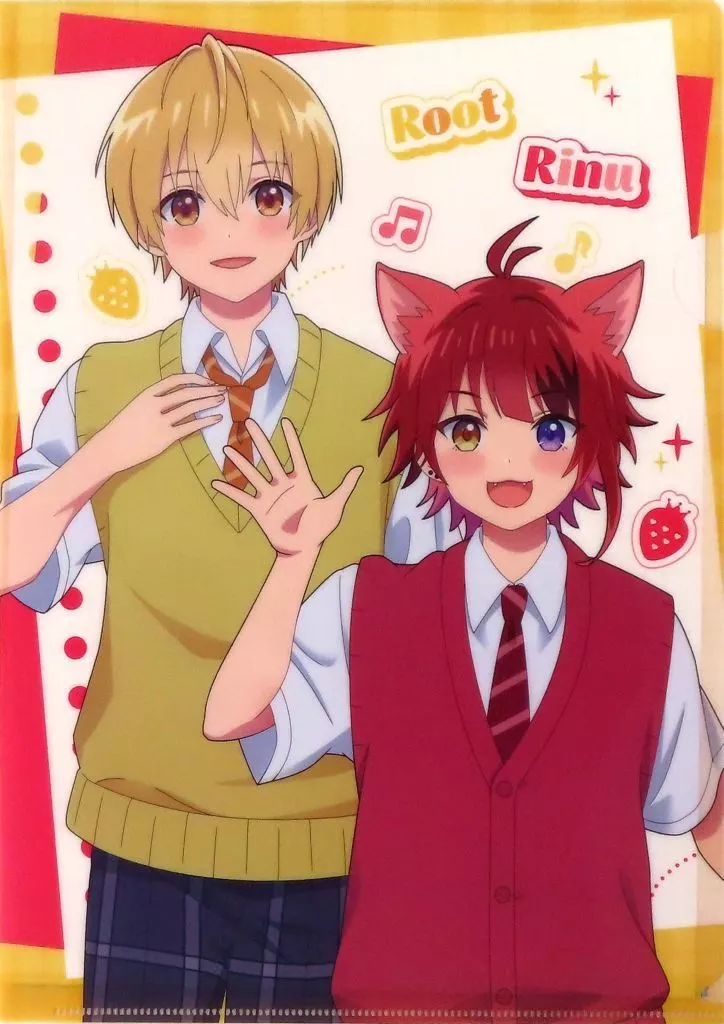 Root & Rinu - Stationery - Plastic Folder - Strawberry Prince