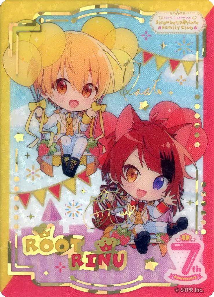 Root & Rinu - Character Card - Strawberry Prince