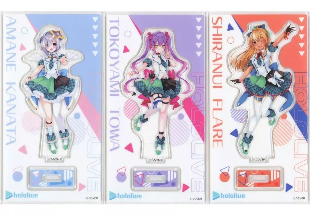 hololive - Acrylic stand - Shiranui Flare & Tokoyami Towa & Amane Kanata