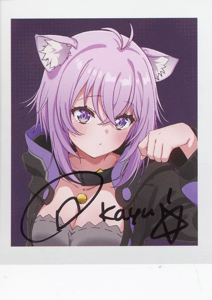 Nekomata Okayu - Hand-signed - Character Card - hololive