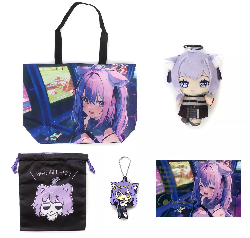 Nekomata Okayu - Pouch - Postcard - Plush - Bag - hololive