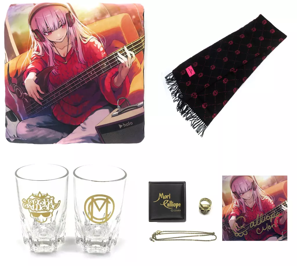 Mori Calliope - Birthday Merch Complete Set - Postcard - Hand-signed - hololive