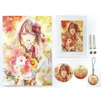 Kurusu Natsume - Badge - Acrylic Art Plate - Canvas Board - Birthday Merch Complete Set - Nijisanji