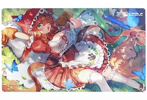 Warabeda Meiji - Desk Mat - Trading Card Supplies - Nijisanji