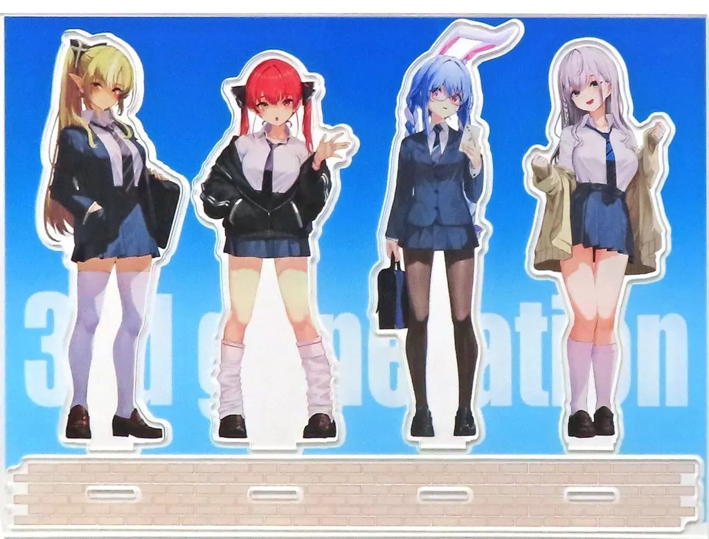 hololive - Acrylic stand - Houshou Marine & Shirogane Noel & Shiranui Flare & Usada Pekora