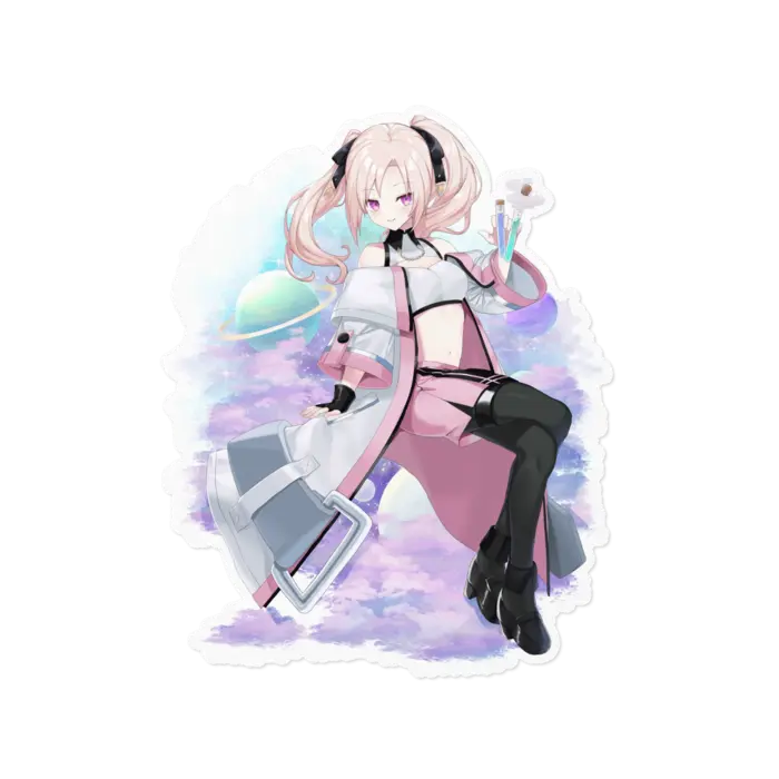 Hoshifuri Iku - Stickers - PRISM Project Size-160 x 160 (mm)