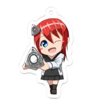 Hachino Hachi - Key Chain - Acrylic Key Chain - VTuber Size-50 x 50 (mm)