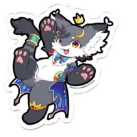 Koneko no Lu - Key Chain - Acrylic Key Chain - VTuber Size-100 x 100 (mm)