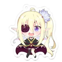 Kisuma Riana - Key Chain - Acrylic Key Chain - VTuber Size-50 x 50 (mm)
