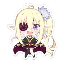 Kisuma Riana - Key Chain - Acrylic Key Chain - VTuber Size-70 x 70 (mm)